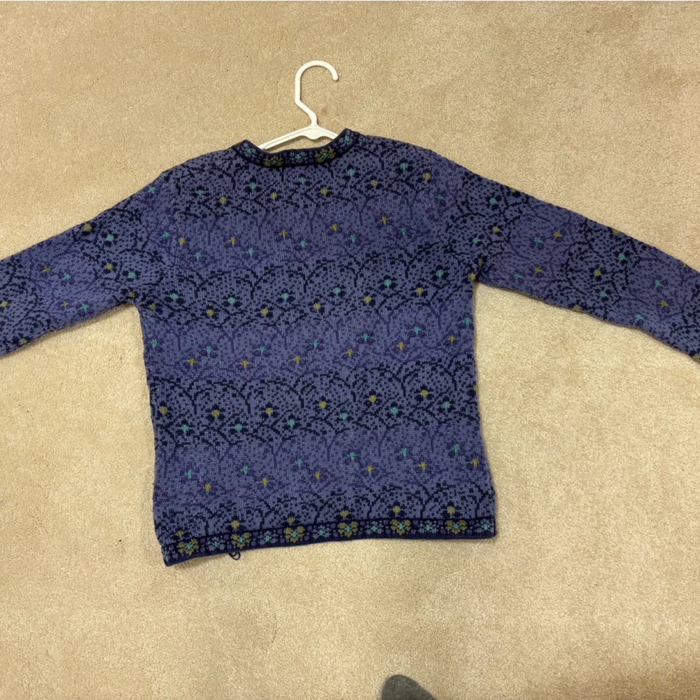 Gorgeous Nomadic Traders Hand Knit Button Down Sw… - image 3